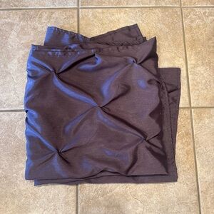 Elegant Purple Tufted Shower Curtain